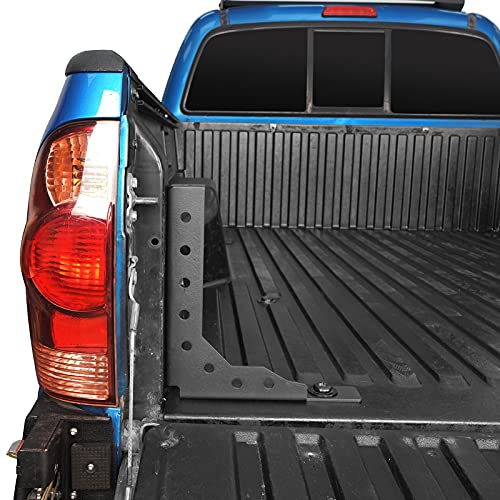 Hooke Road Tacoma Bed Channel Stiffener Support Brackets Compatible with Toyota Tacoma 05-23 2nd & 3rd Gen Pickup Truck - Pair - Image 2