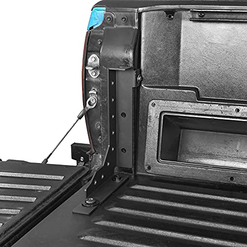 Hooke Road Tacoma Bed Channel Stiffener Support Brackets Compatible with Toyota Tacoma 05-23 2nd & 3rd Gen Pickup Truck - Pair - Image 4