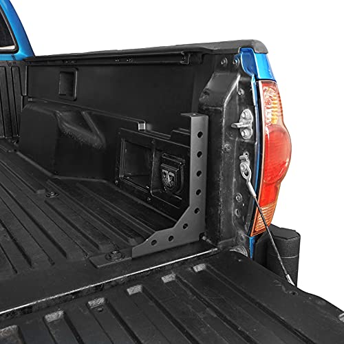 Hooke Road Tacoma Bed Channel Stiffener Support Brackets Compatible with Toyota Tacoma 05-23 2nd & 3rd Gen Pickup Truck - Pair - Image 3