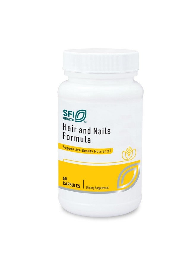 Klaire Labs Klaire Labs Hair and Nails Formula - 10000 Micrograms Soy & Dairy-Free Biotin Complex with Inositol & PABA (60 Capsules) - Image 1
