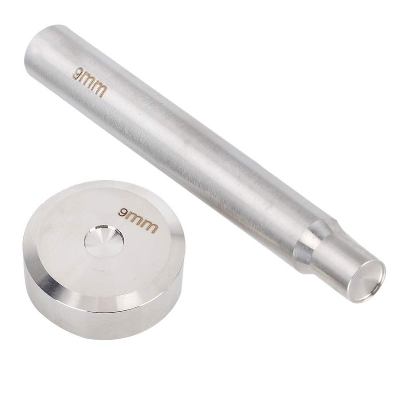 Foldable Double Sided Rivet Punch, Leather Rivet Setter Stainless Steel Rivet Punch Rod Base Kit Rivet Installation Tool for Rivet Bump Installation Season change compatible build - Image 4