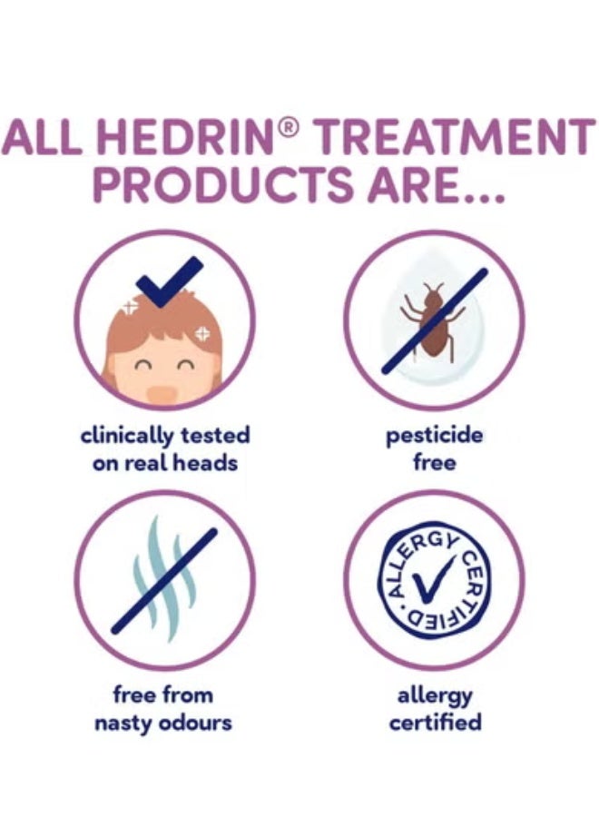 هيدرن جل هيدرين أونس لعلاج القمل 100 مل | حل سريع وفعال للقمل وبيضه من أول استخدام - Image 3