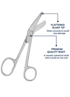 BTFMEI Bandage Scissors, High Grade Surgical Stainless Steel Safety Bandage and Trauma Shears, Medical Care and Home Nursing Ideal for Emts, Paramedics, Nurses, And Medical Students  - Image 3