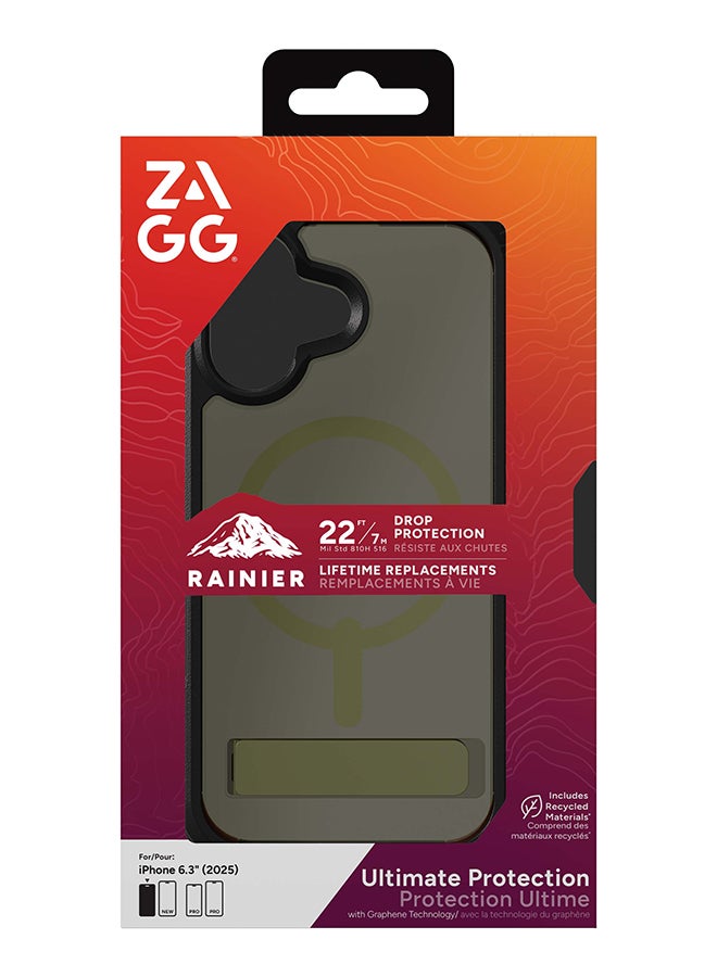 زاج iPhone 17 Case – Rainier Snap MagSafe Compatible Kickstand Cover with Graphene Strength & 22 ft Drop Protection – Sea Kelp - Image 1