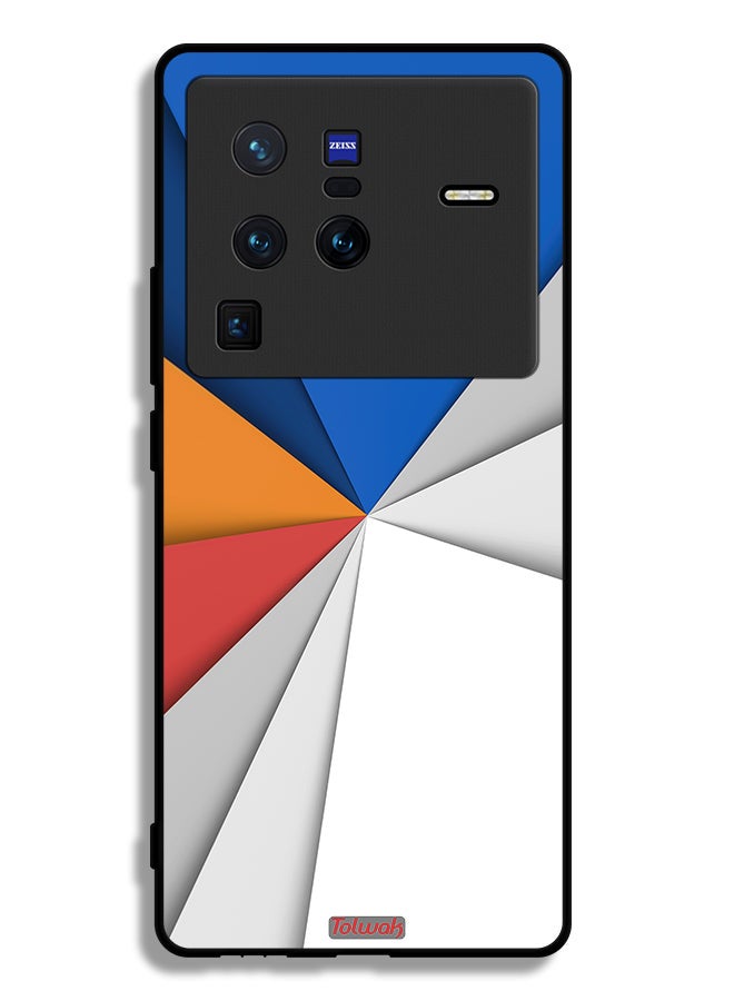 Tolwak Vivo X80 Pro Protective Case Cover Material Matches Abstract Art - Image 2