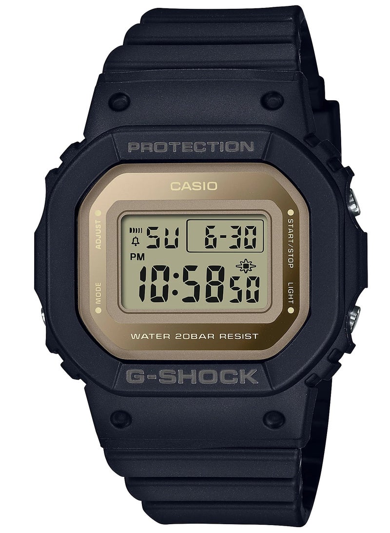 G-Shock Watch for Unisex, Quartz Movement, Digital Display, Black Resin Strap (GMD-S5600-1DR) - Image 1