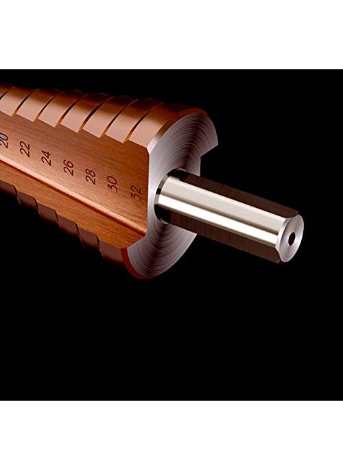 Mengshen Mengshen Co Step Drill Bit 432mm Spiral Groove M35 HSS Multi Hole Cutting Enlarge Stainless Steel Plate Quenching Steel Plate Metal Sheet Counterbore Drilling Triangle Handle Drill Bit Set  - Image 2