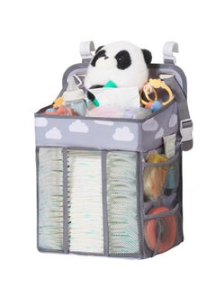 Y&D hanging diaper caddy, Diaper Caddy, Hanging Organizer for Changing Table Crib, Baby Storage Stacker Gift Newborn Mom Essentials  - Image 1