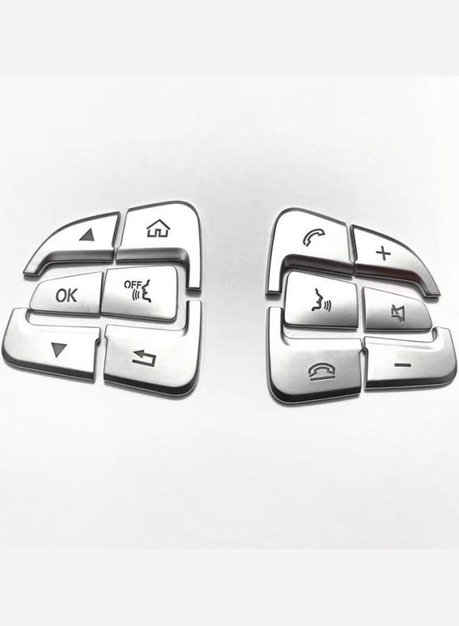 Car Steering Wheel Btton Stickers Compatible with GLC Series