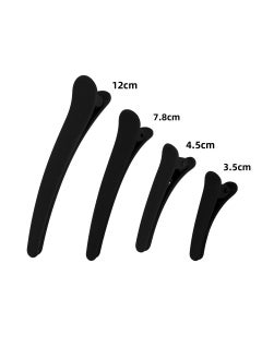 2022 Hot Sale Black Duckbill Clips Large Hair Grips for Styling Full size support color customization (contact customer service)