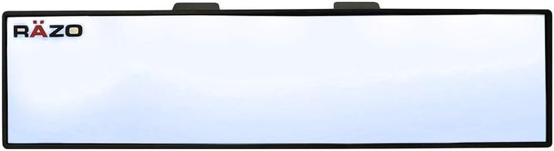 Razo RG21 10.6" Black Frame Wide Angle Convex Rear View Mirror - Pack of 1