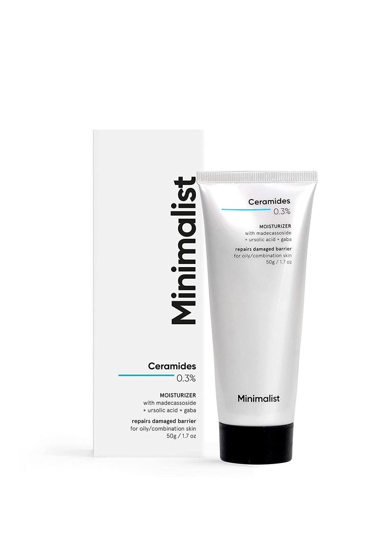 MINIMALIST 0.3% Ceramide Moisturizing Gel Cream 50gm  - Image 1
