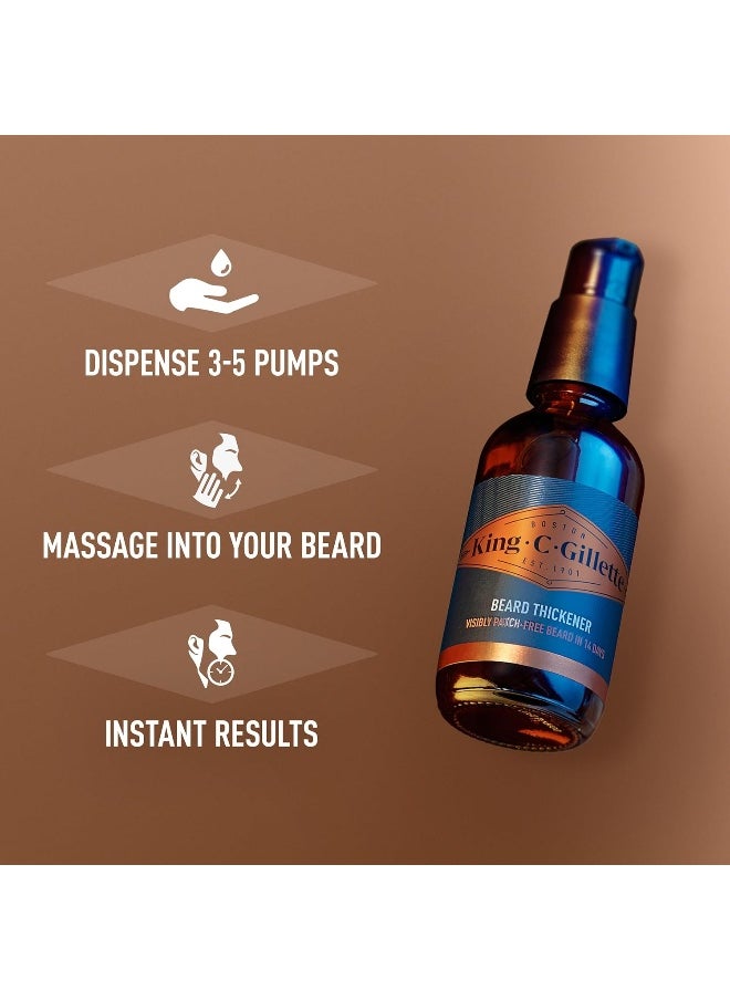 King C. Gillette Beard Thickener Formulated With Vitamin B Complex And Caffeine, 1.7Oz  - Image 5
