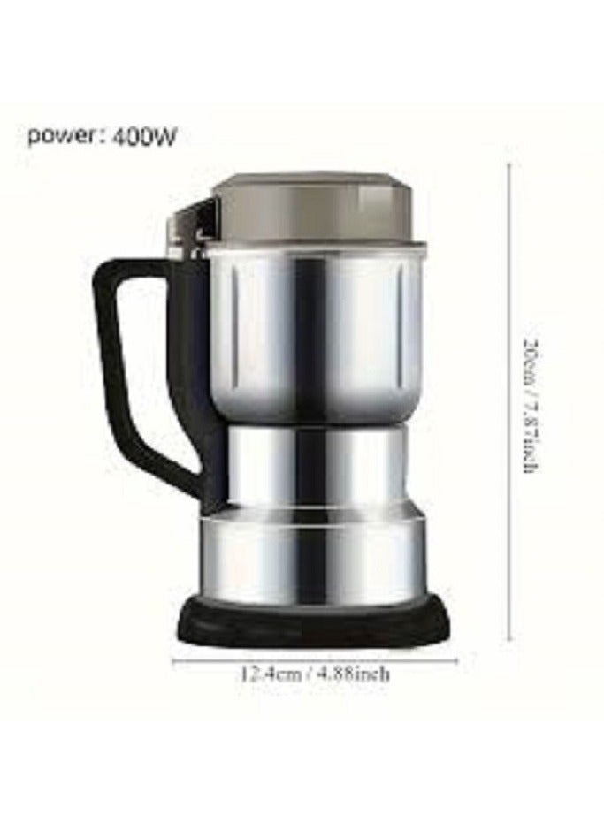 Stainless Steel Grinder Mill For Coffee&Spices-400g/400W.JMK9006 - Image 2