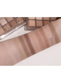 lilybyred Mood Keyboard Eyeshadow Palette | Soft Neutral Ash Color, Long-Wearing, Glitter, Clear Watercolor | Palette With Easy Color Matching For All | K-Beauty (03#Ash Beige) 
