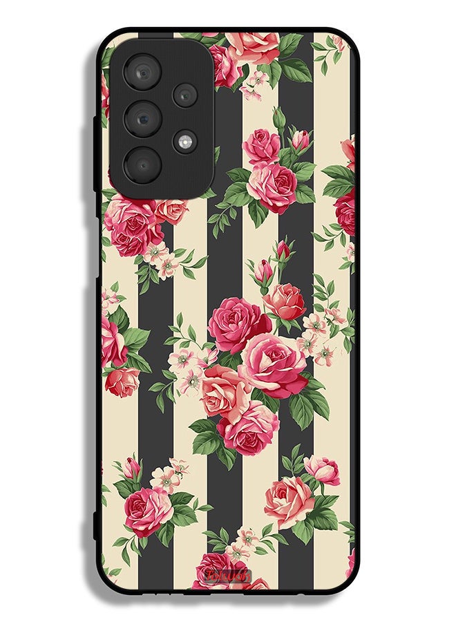 Tolwak Samsung Galaxy A23 4G Protective Case Cover Roses Pattern - Image 1