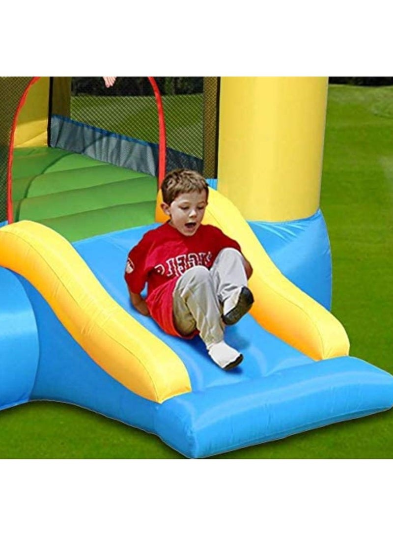 Happy Hop Bouncy Castle with Slide 253x200x160cm | Inflatable Bouncer | Jumping Castle for Outdoor Play | Suitable for Ages 3+ - Image 4