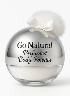Go Natural Powder Puff - perfumed body powder 