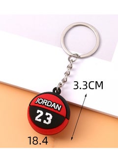 NBA Star Basketball Keychain Kobe James Jordan Curry Irving Alphabet Brother Fan Pendant gift