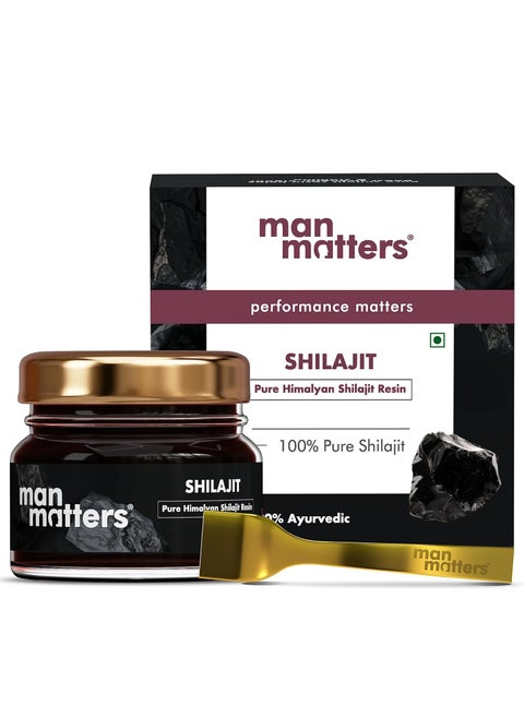 100% Pure Himalayan Shilajit Resin for Men 20g - Boosts Immunity and Strength - No Added Preservatives - 100% Vegetarian