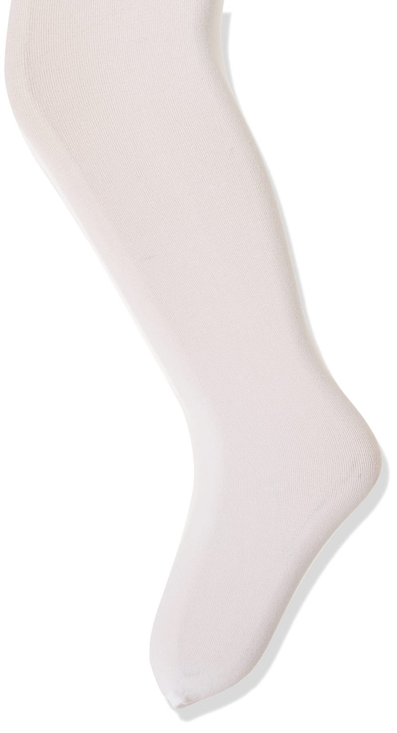 Jefferies Socks جوارب جيفري للبنات حديثي الولادة من الألياف الدقيقة، رقص الرومبا، أبيض، 0-6 أشهر - Image 1