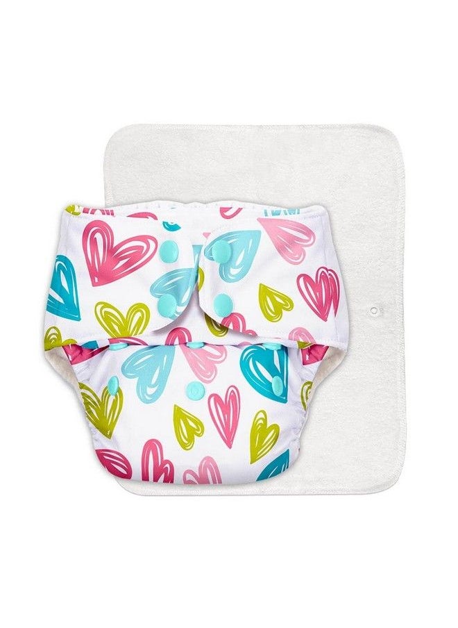Superbottoms 3 Basic Assorted Reusable Cloth Diaper For Babies 03 Years ; Freesize Adjustable Washable & Organic Baby Diapers For Day Time Use (Comes With Quick Dry Foladable Dry Feel Pad Soaker Insert)  - Image 4