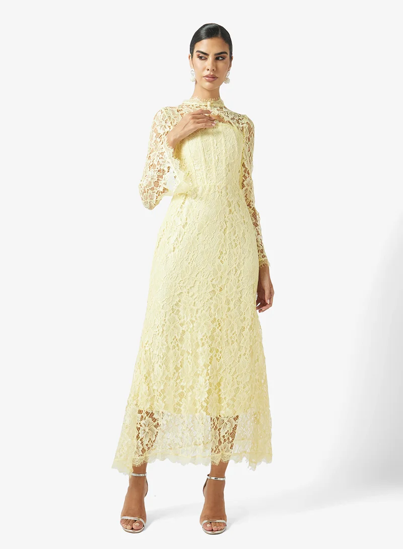 Khizana Lace A-line Dress