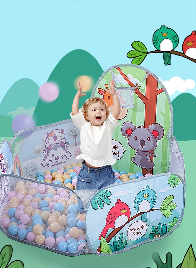 Sharpdo Kids Ball Pit Pool Play Tent, Toy Ball Play Pool Foldable Play Tent for Kids Toddlers Girls Boys Indoor and Outdoor, Balls Not Included - Image 4