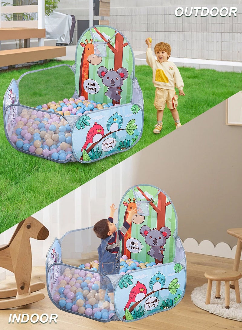 Sharpdo Kids Ball Pit Pool Play Tent, Toy Ball Play Pool Foldable Play Tent for Kids Toddlers Girls Boys Indoor and Outdoor, Balls Not Included - Image 3