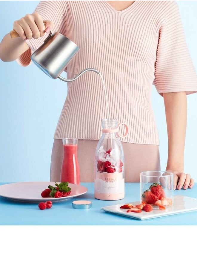 إتش إف إن عصارة كهربائية محمولة خلاط فواكه صغيرة متعددة الوظائف عصارة آلة  - Image 2