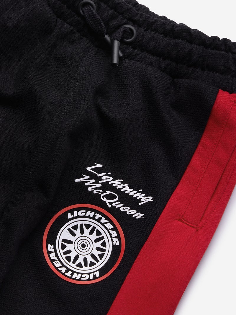 The Souled Store Cars: Lightning Mcqueen Racing Boys Cotton Joggers | Cotton Graphic Print Casual Everyday Wear (2-8 Yrs) - Image 3
