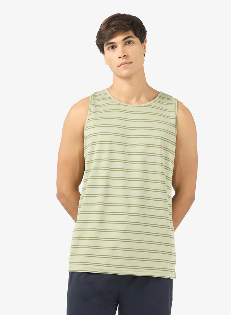 Seventy Five  Nightwear Sleeveless T-Shirt & Shorts Set for Men | Best Price UAE