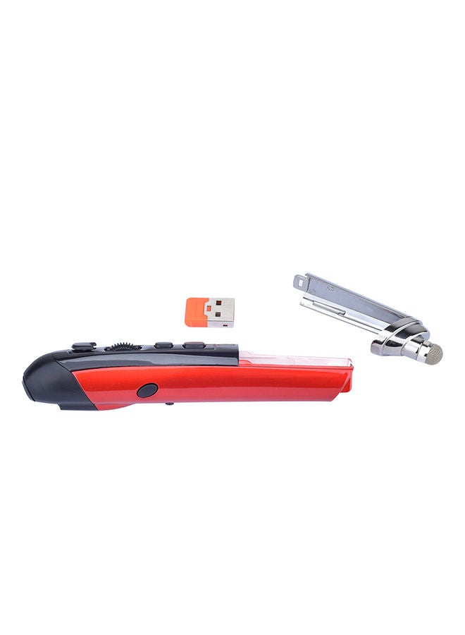 Loquat 2.4Ghz USB Wireless Optical Pointing Pen Red - Image 1