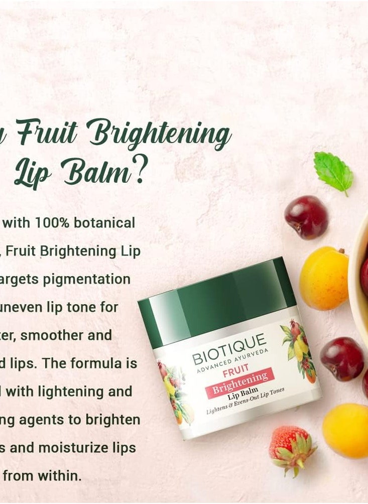 Biotique Biotique Bio Fruit Whitening Lip Balm 12G  - Image 3