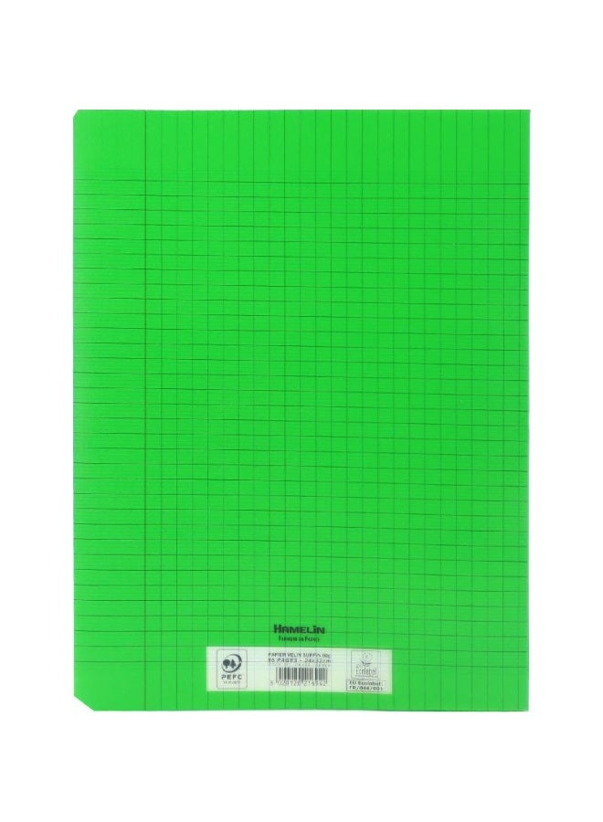 كونكويرانت دفتر ملاحظات (سييس) ٢٤ × ٣٢ سم، ٩٦ صفحة (٤٨ ورقة)، مسطر مربع (فرنسي)، أخضر - Image 2