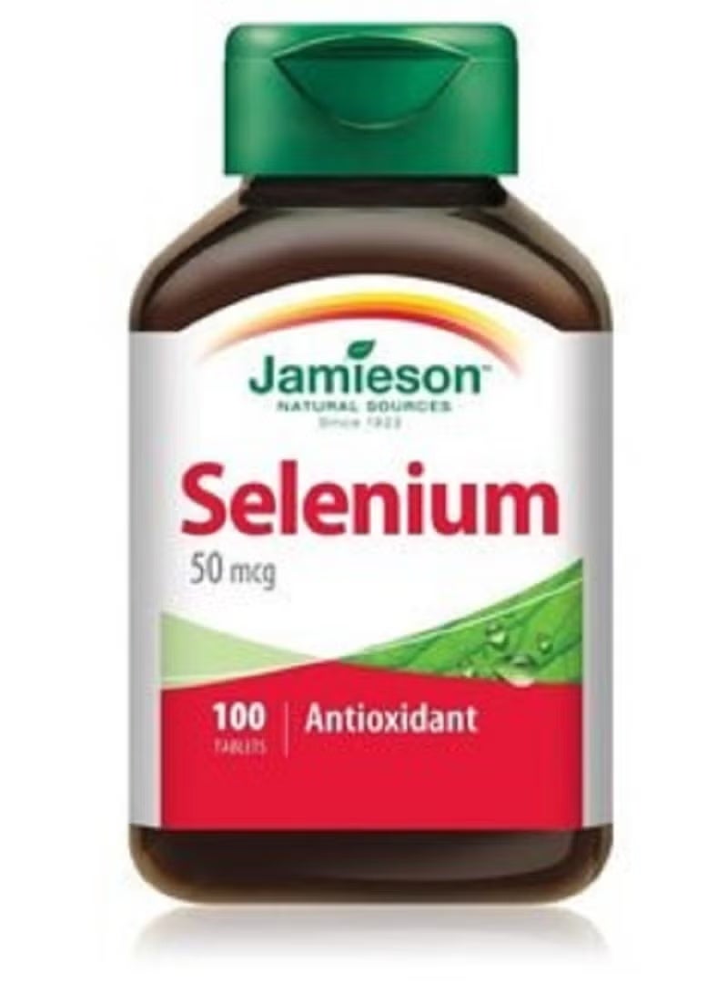 Jamieson Selenium 50 mcg - 100 Tablets - Image 1