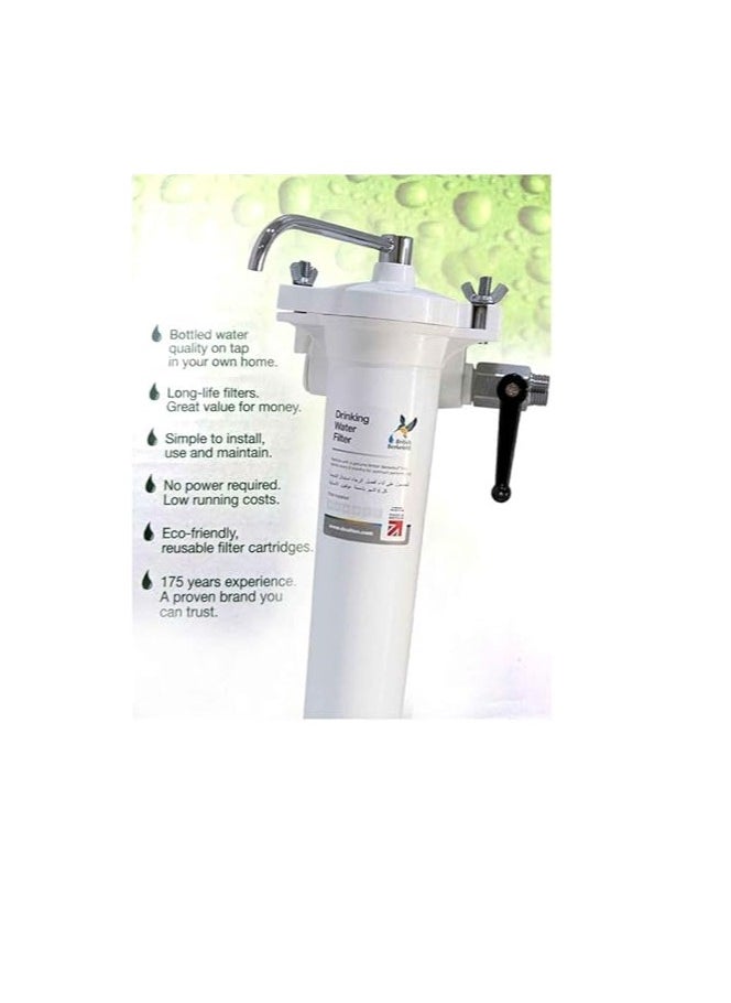 Doulton - Wall Mount Water Filter British Berkefeld HBA MKII Wall Mount With Sterasyl Water Filter Water Purifier Made in Britain since 1826 (Ceramic Cartridge) - Image 1
