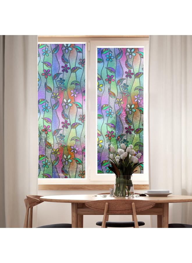 Bluejw Factory Wholesale No Glue Painted Cellophane Electrostatic No Residue Window Paper Custom Size Bathroom Window Shading Film - Image 3