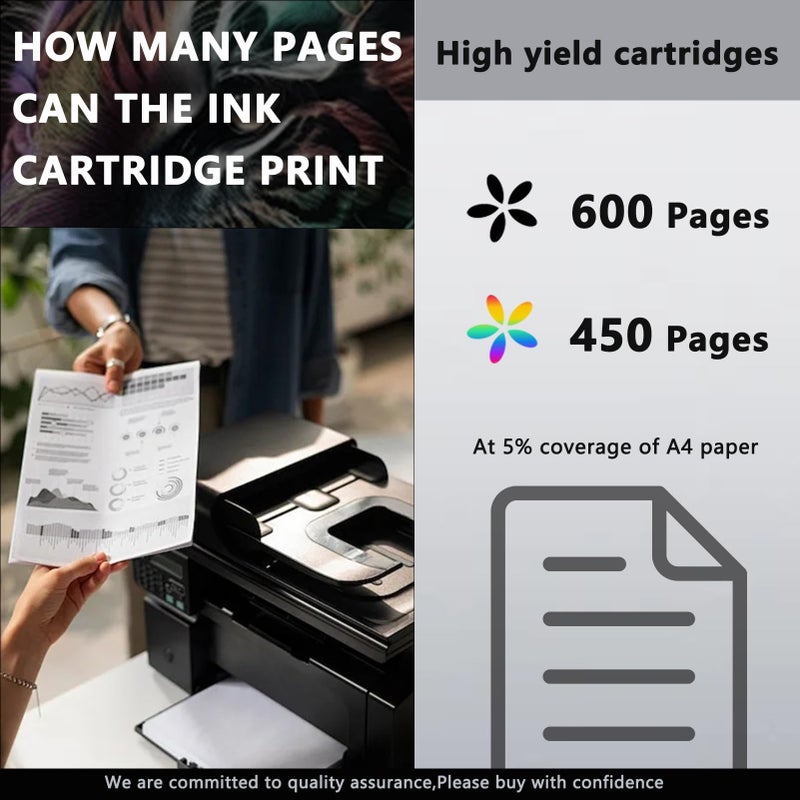 Compatible 303XL Ink Cartridges for Envy Photo Printers High Yield - Image 4