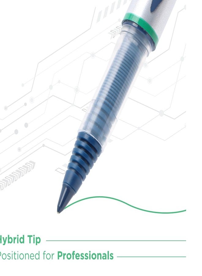 Luxor Schneider, LX Glider Pens, Pack of 3, Ink- (Blue, Black, Green) +1 Refill, Hybrid Tip, Refillable, Liquid Ink Roller Pen, A Perfect Pen for Discerning Professionals - Image 3
