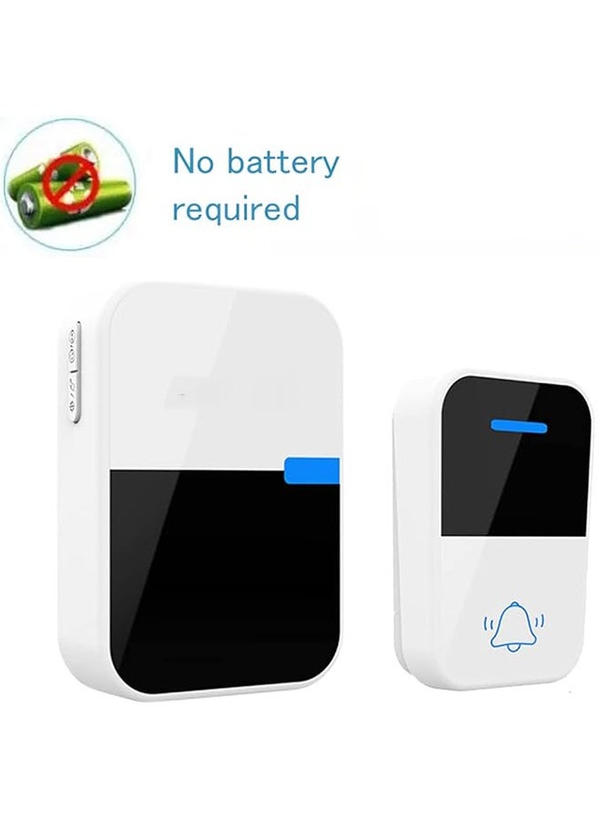 HAVEN Waterproof Wireless Doorbell with UK Plug, 200m Range, 38 Sounds and 4 Levels of Volume, Cordless Doorbell for Home, Office, Apartment, Hotel, Warehouse and Anti-Theft - Image 4