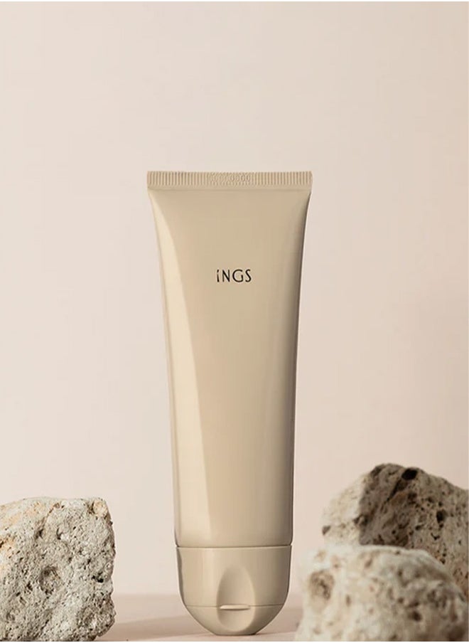INGS - Silky Soft Cleansing Cream – Nourishing Face Cleanser for Dry & Sensitive Skin, 120ml - Image 1