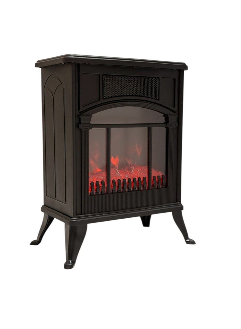 Decorative heater in the shape of a cabinet, 1900 watts, black color - Image 3
