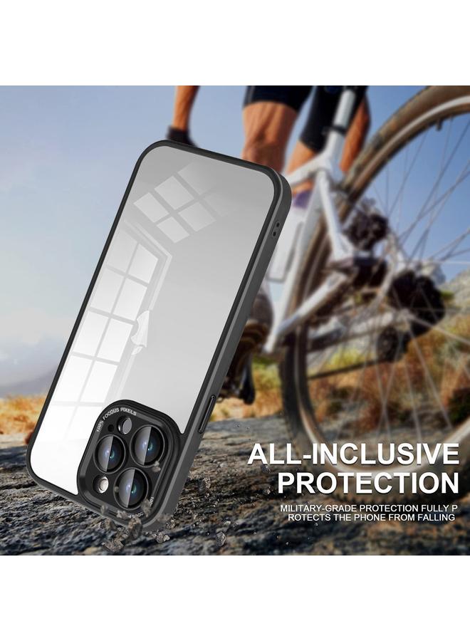 Zaboon Case For iPhone 13 Colorful Armor Lens Film Transparent Phone Case - Image 3