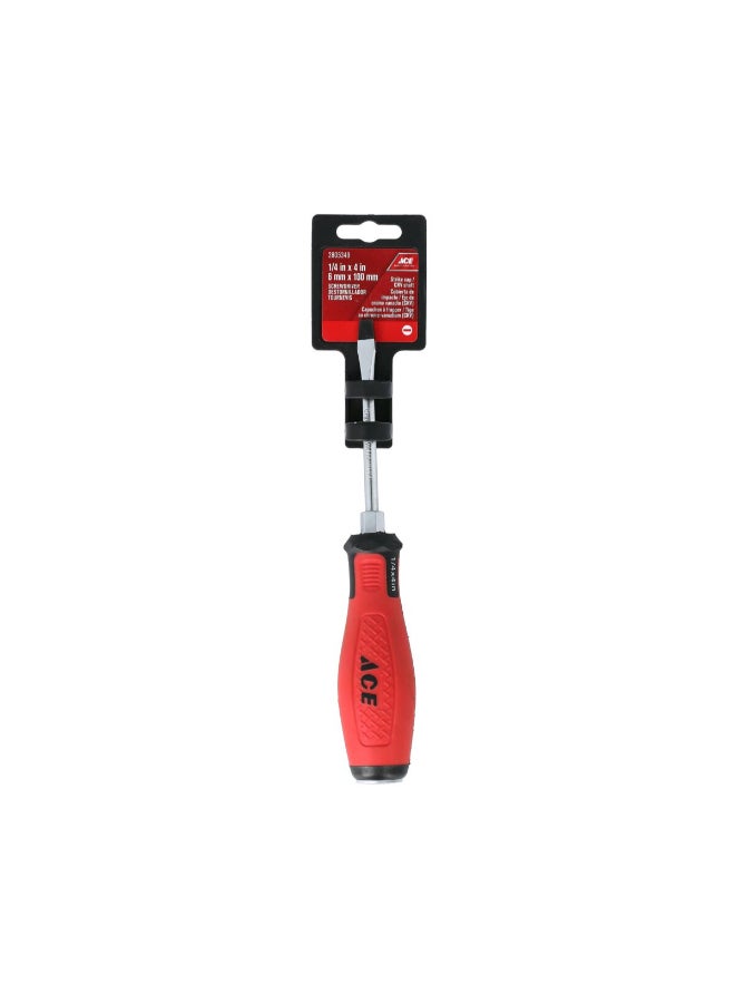 ACE Strike Cap Comfortable Grip Flat Screwdriver Multicolour 6 x 100mm XM18010445 