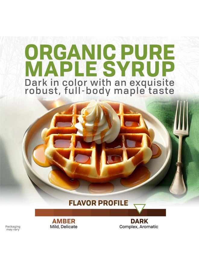 Maple Valley Organic 950ml Grade A Dark Robust Maple Syrup formerly Grade B .. - Image 3