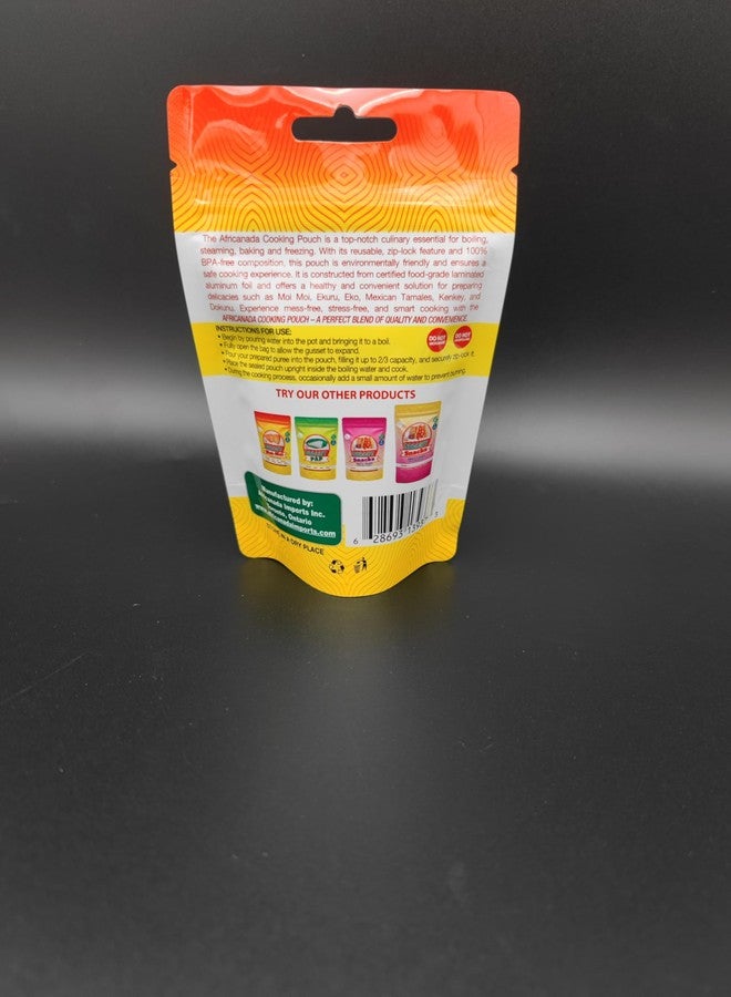 افريكانادا فوودز أكياس طهي موي موي من أفريكانادا - عبوة من 50 كيسًا | أكياس طهي موي موي سهلة الاستخدام وعالية الجودة لتحضير وجبات سهلة | غير لاصقة، مانعة للتسرب، مقاومة للحرارة، ومريحة للطهي - Image 3