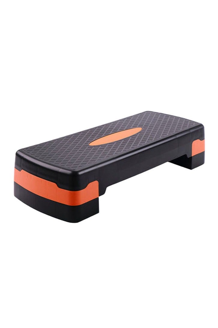 Generic Fitness Pedal Adjustable Aerobic Exercise Pedal Family Yoga Private Teaching Pedal Children's Jumping Exercise Fitness Equipment Orange Black  - Image 1