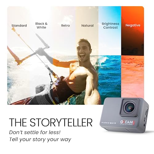 Digitek DAC 002 5K Ultra HD Action Camera - 24MP, 100ft Waterproof, 128GB Support, Dual 1350mAh Batteries, EIS Stabilization, HDMI Output, Inbuilt & External Mic, Speaker - Perfect for Adventure! - Image 5