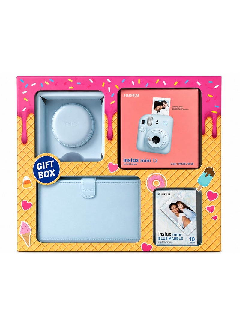 فوجي فيلم كاميرا Instax Mini 12 للأفلام الفورية مع صندوق هدايا - Image 1